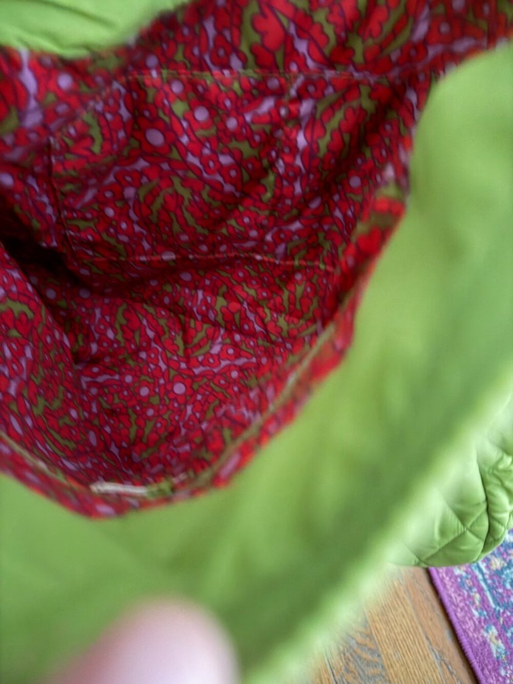 Vera Bradley NWT Tifton Hobo Tote in Spinach Green - Picture 4 of 5